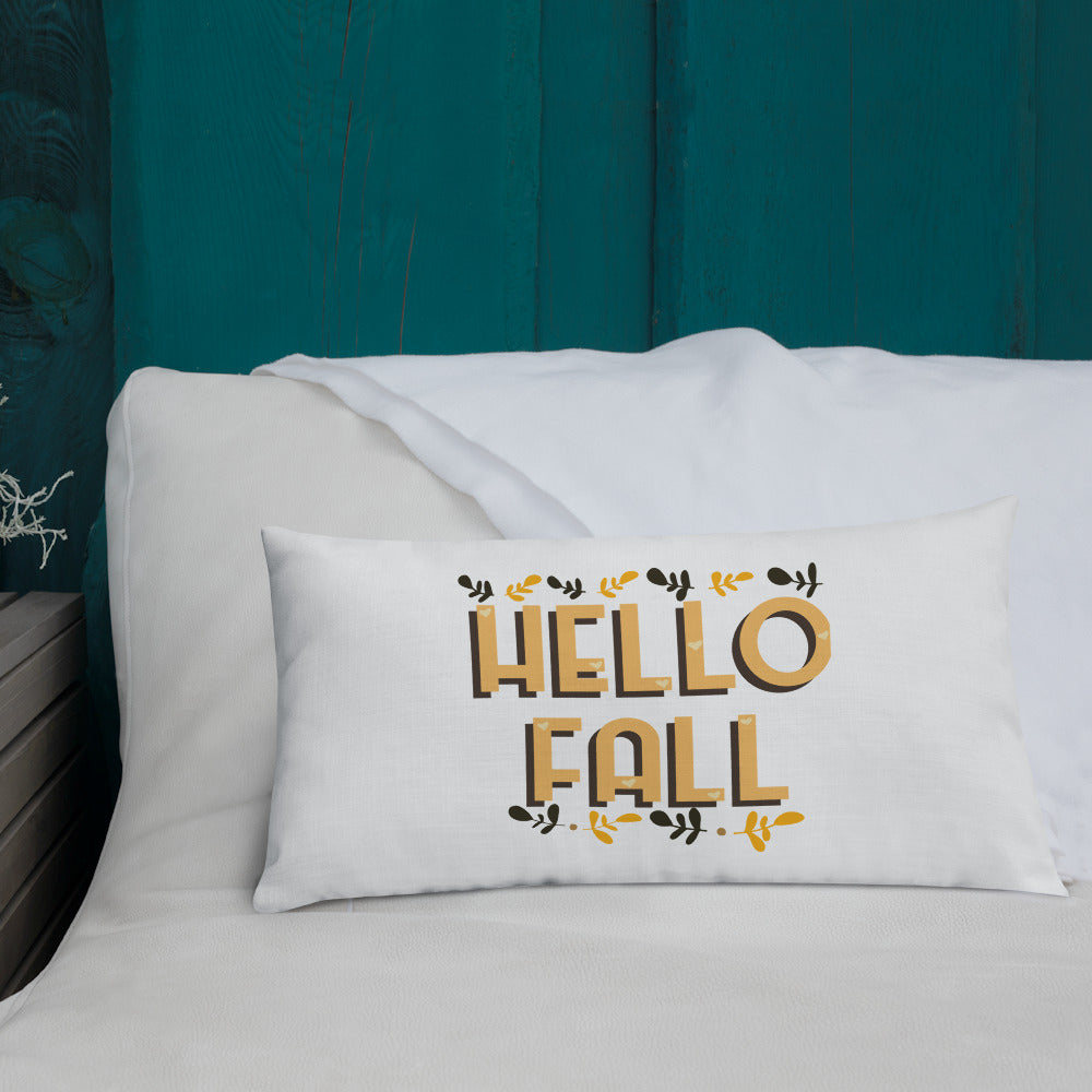 Hello Fall Premium Pillow