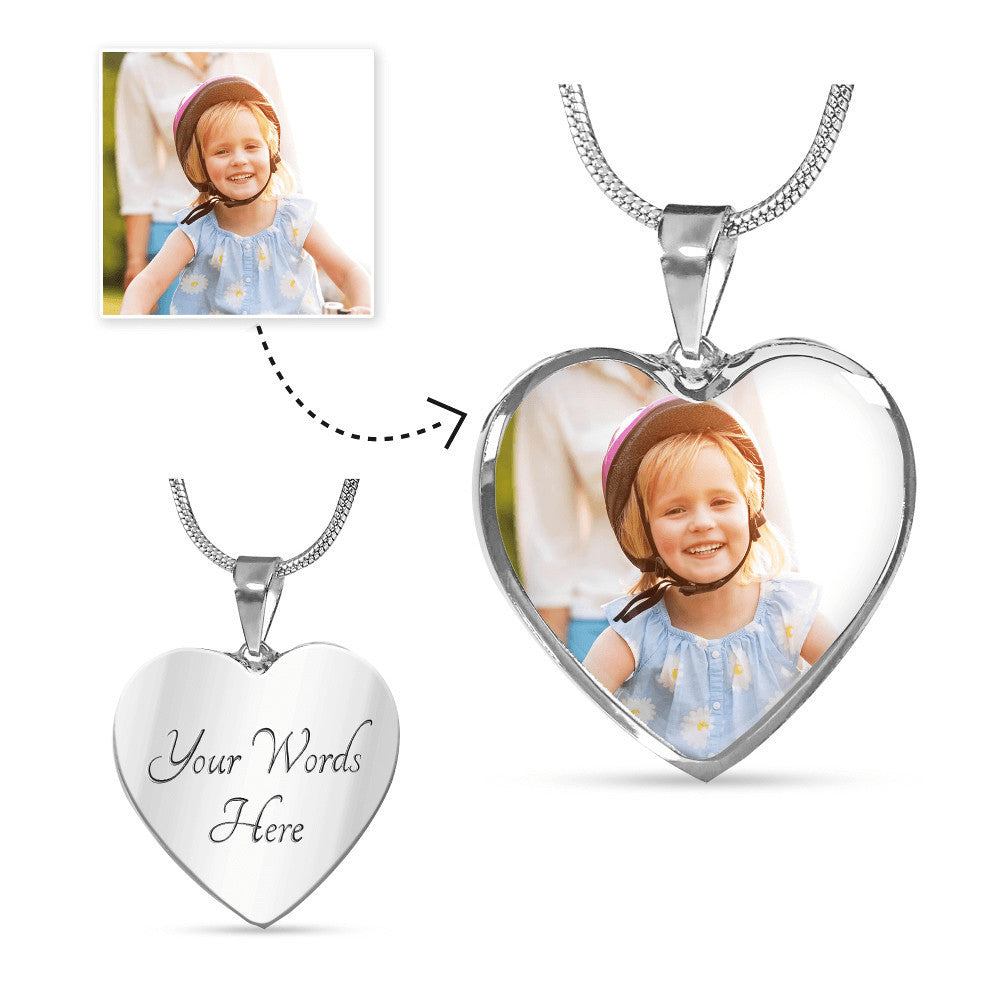 Customizable Heart Necklace