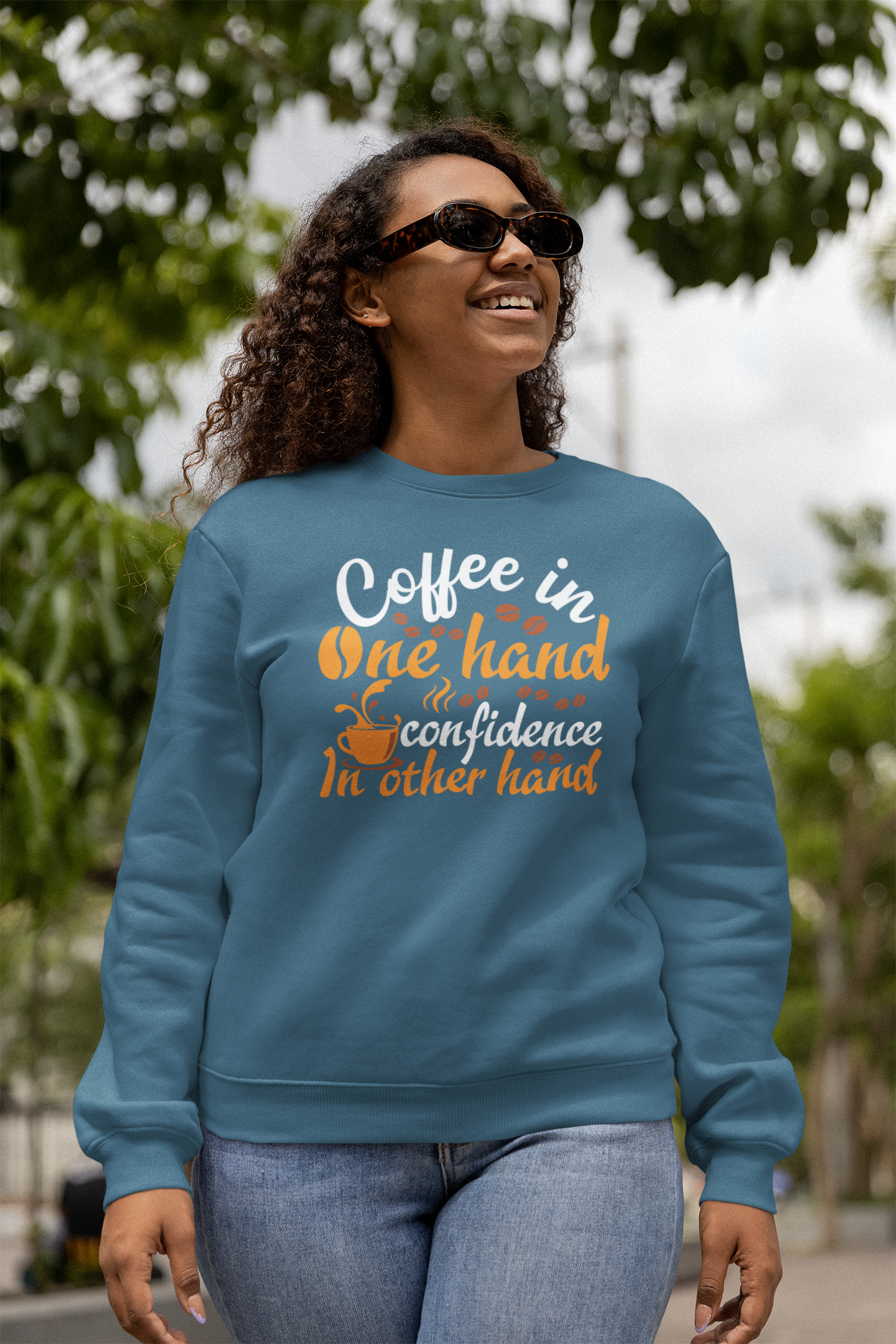 Coffee In One Hand Women's Sweatshirt