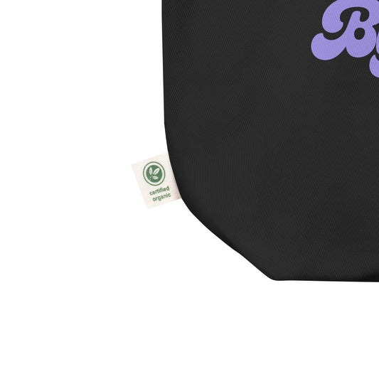 Powered By Coffee Eco Tote Bag (Purple)