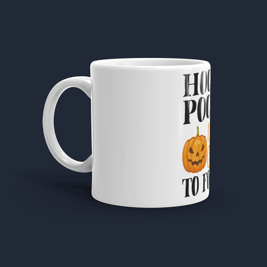 Hocus Pocus, I need Coffee to Focus Glossy Personalised Coffee Mug