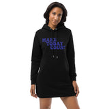 Make Today Count Hoodie dress (Blue)