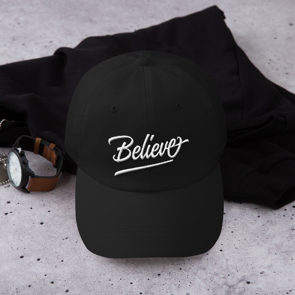 "Believe" Dad hat