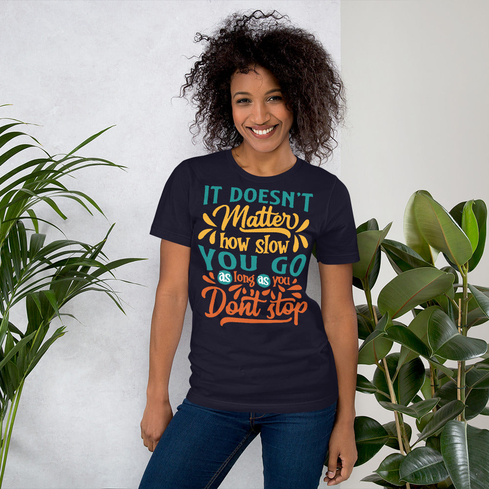 Don't Stop Unisex Gym T-shirt for Men