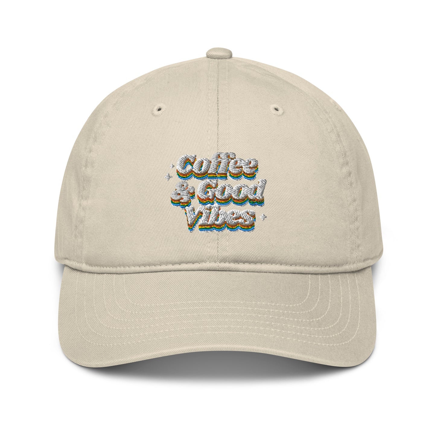 Coffee & Good Vibes Organic dad hat