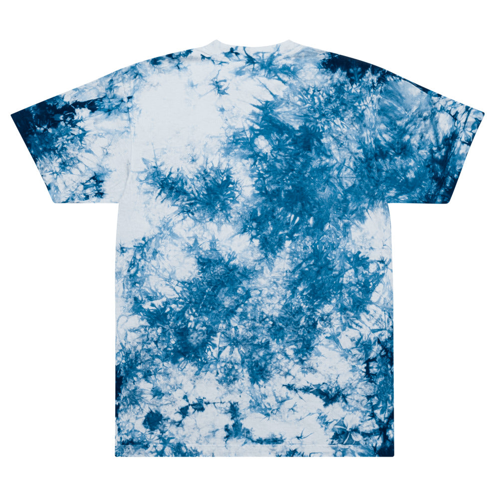Make Today Count Oversized tie-dye t-shirt