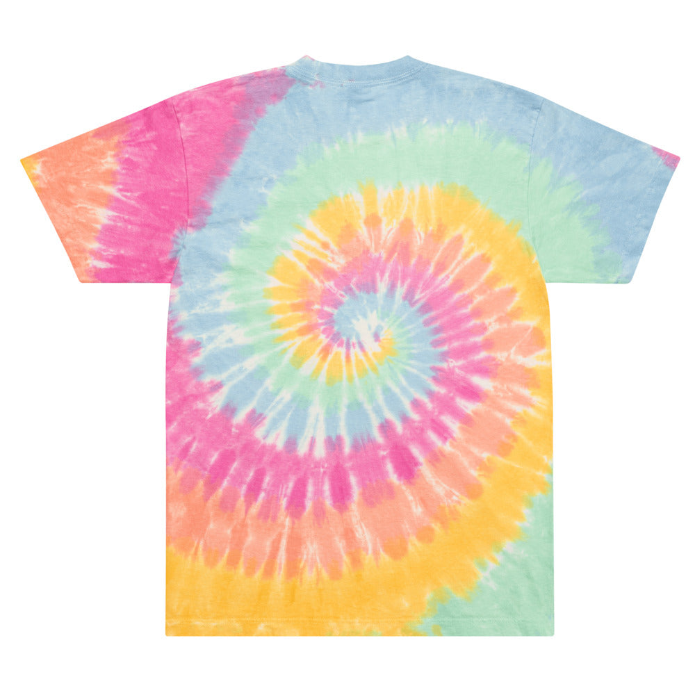 Make Today Count Oversized tie-dye t-shirt