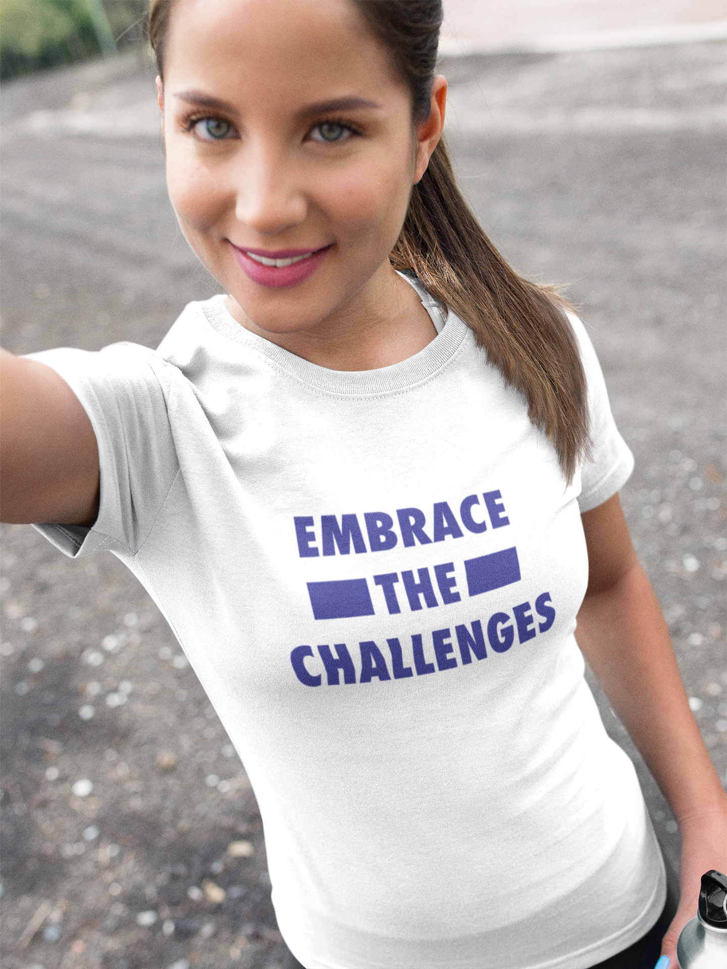Embrace The Challenges Unisex organic cotton t-shirt