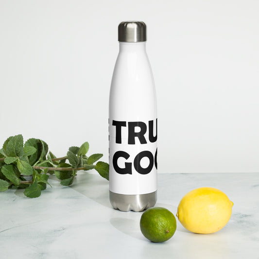 Be True Be Good Stainless Steel Water Bottle (Black)