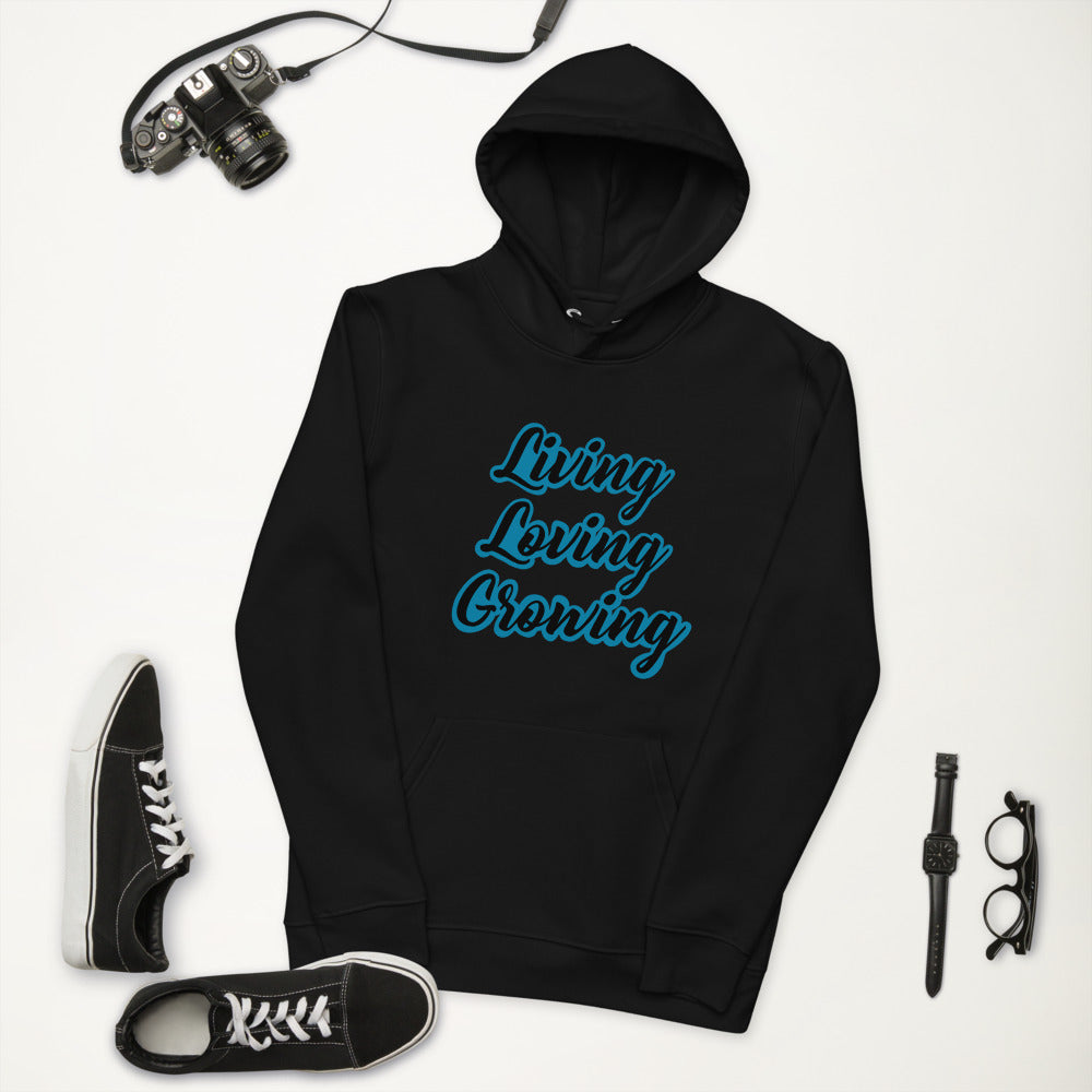 Living Loving Growing Unisex Eco Hoodie
