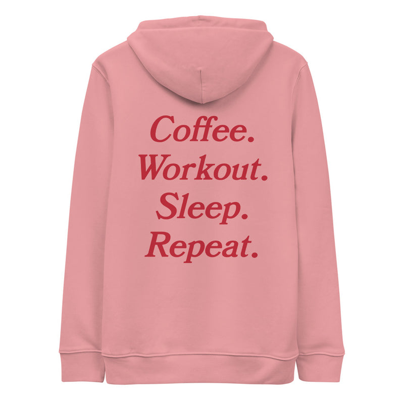 Coffee Workout Sleep Repeat Unisex essential eco hoodie