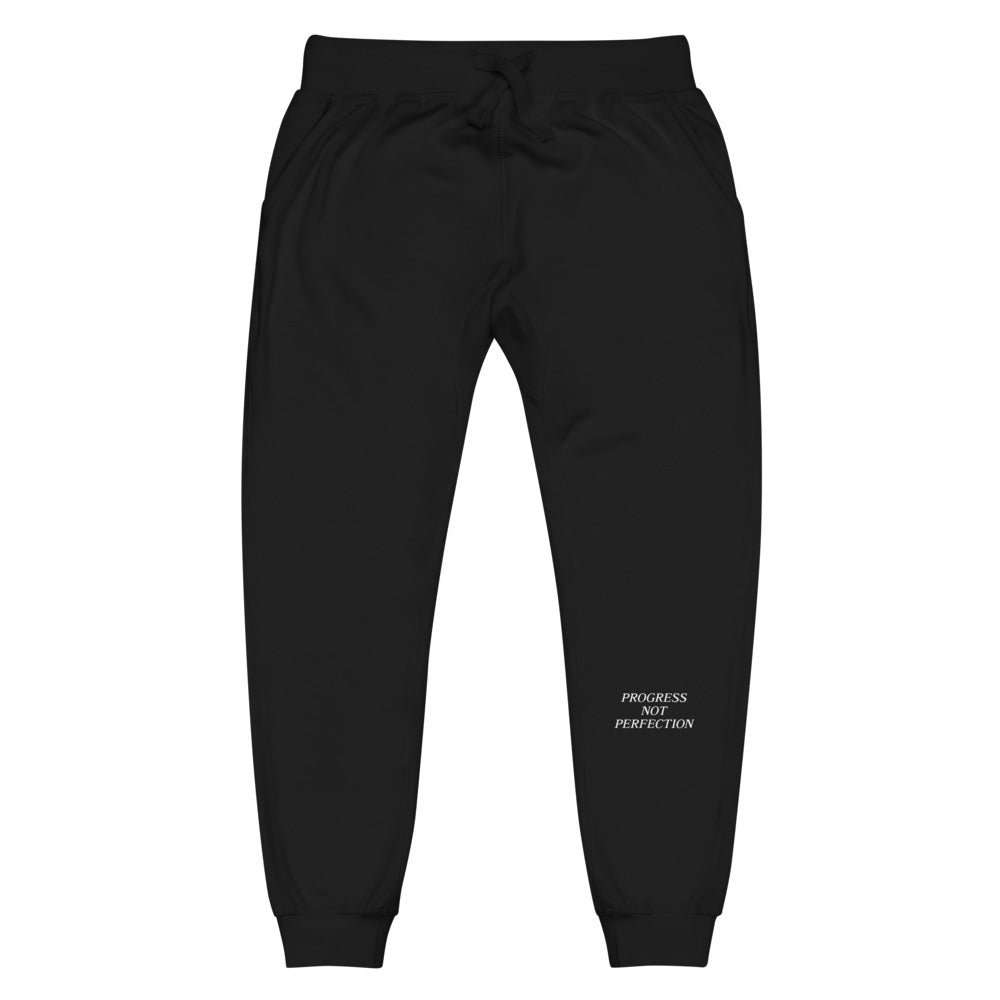Progress Not Perfection Unisex fleece sweatpants