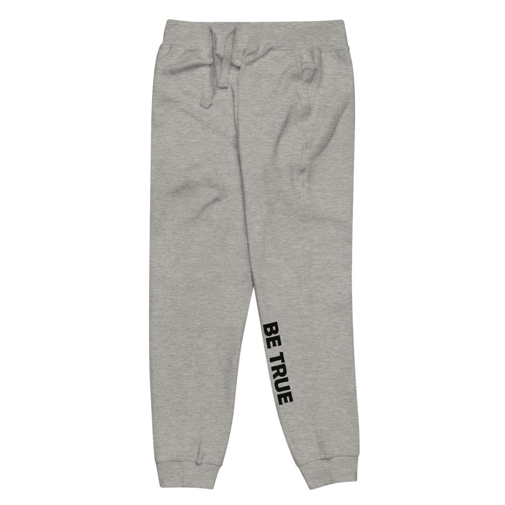 Be True Be Good Unisex fleece sweatpants (Black)