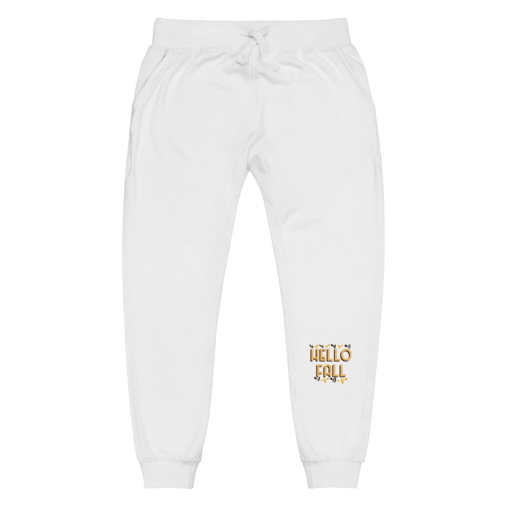 Hello Fall Unisex fleece sweatpants