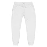 Be True Be Good Unisex fleece sweatpants (white)