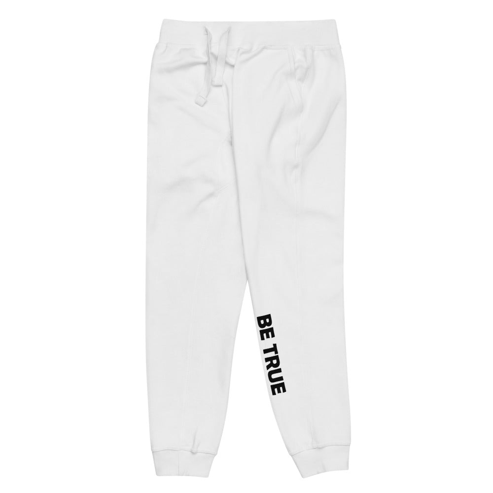 Be True Be Good Unisex fleece sweatpants (Black)