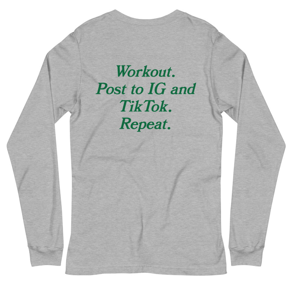Post to IG and TikTok Unisex Long Sleeve Tee