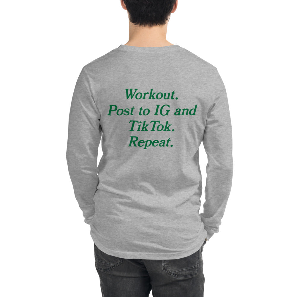 Post to IG and TikTok Unisex Long Sleeve Tee