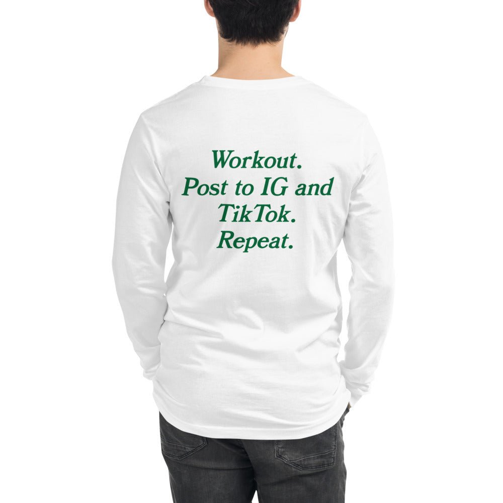 Post to IG and TikTok Unisex Long Sleeve Tee