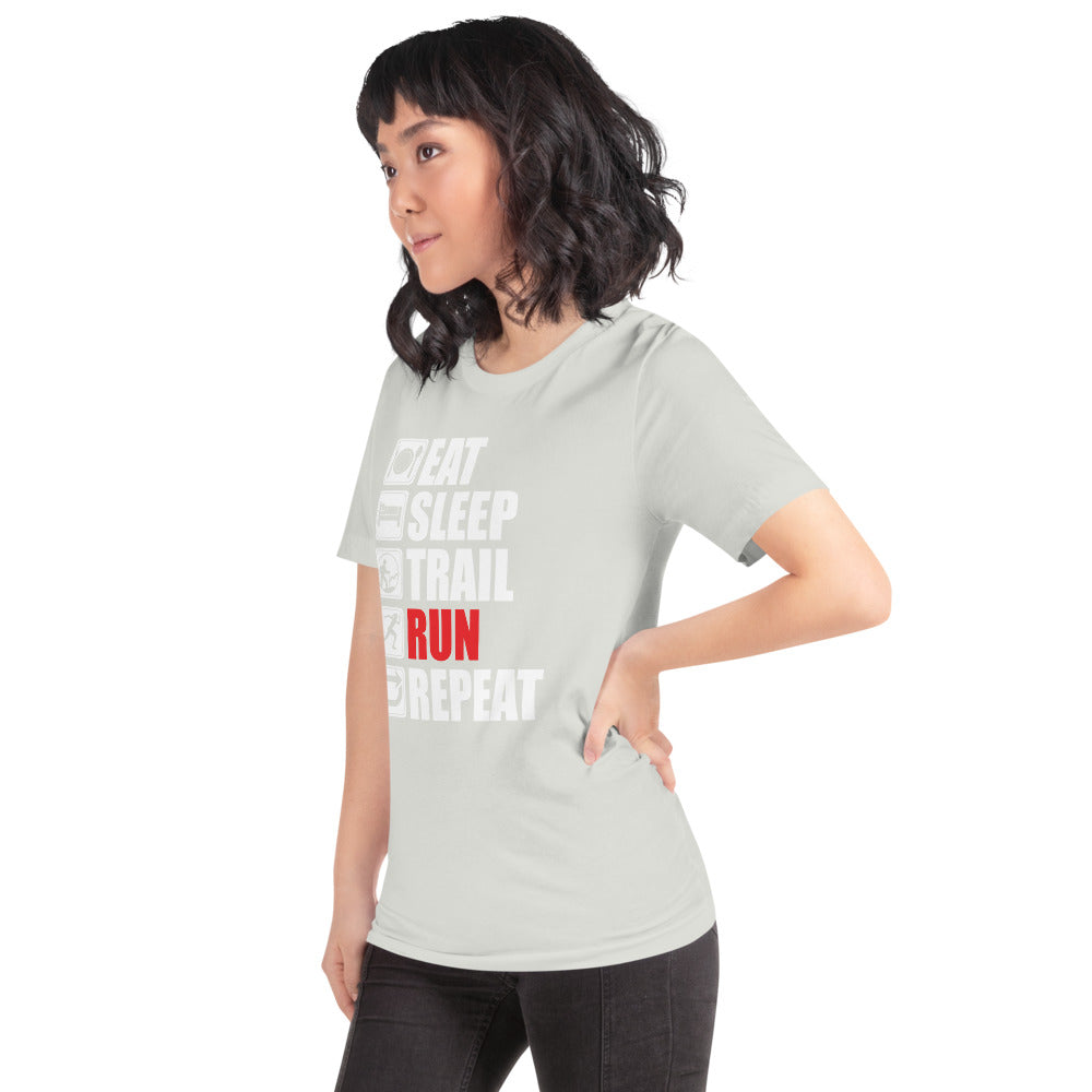 Eat Sleep Trail Run Repeat Short-Sleeve Women's T-Shirt
