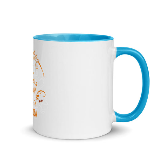 Coffee is Always A Good Idea Mug with Color Inside