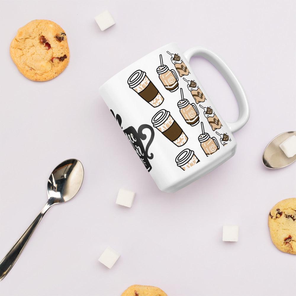 Coffee Lover White glossy mug