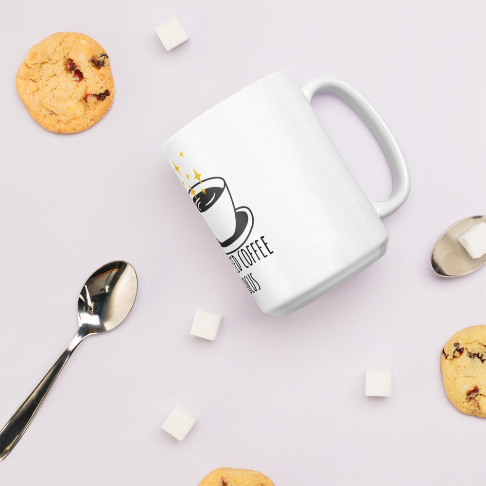 Hocus Focus White glossy mug