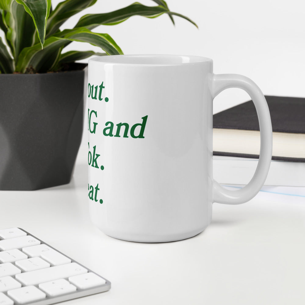 Post to IG and TikTok White glossy mug