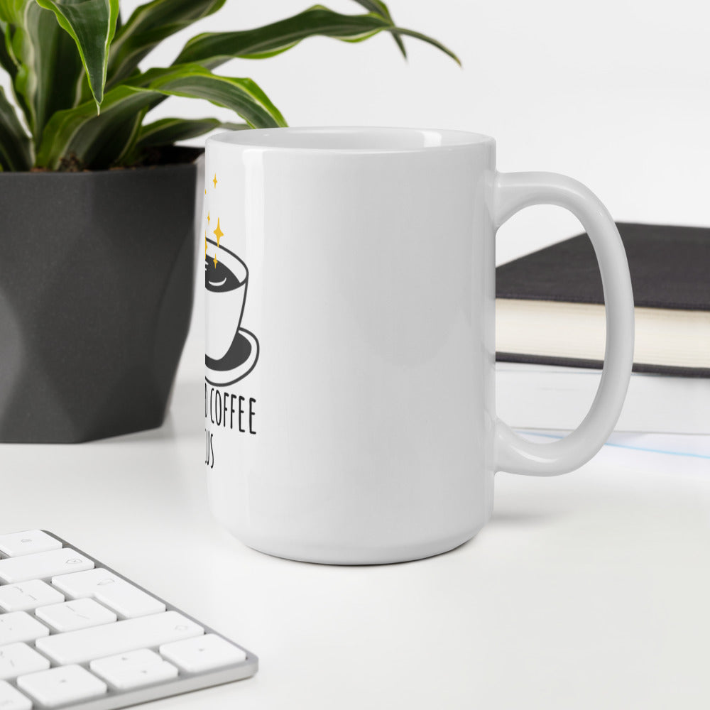 Hocus Focus White glossy mug