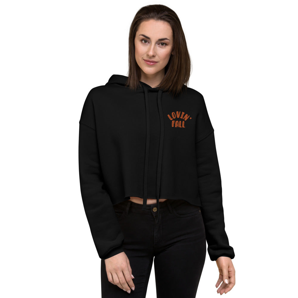Lovin' Fall Crop Hoodie