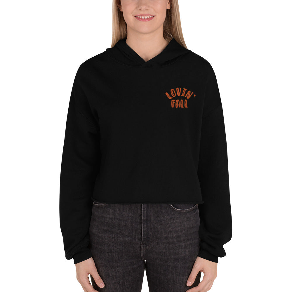 Lovin' Fall Crop Hoodie