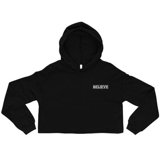 Believe Crop Hoodie