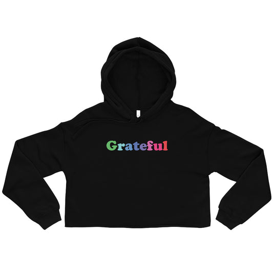 Grateful Crop Hoodie