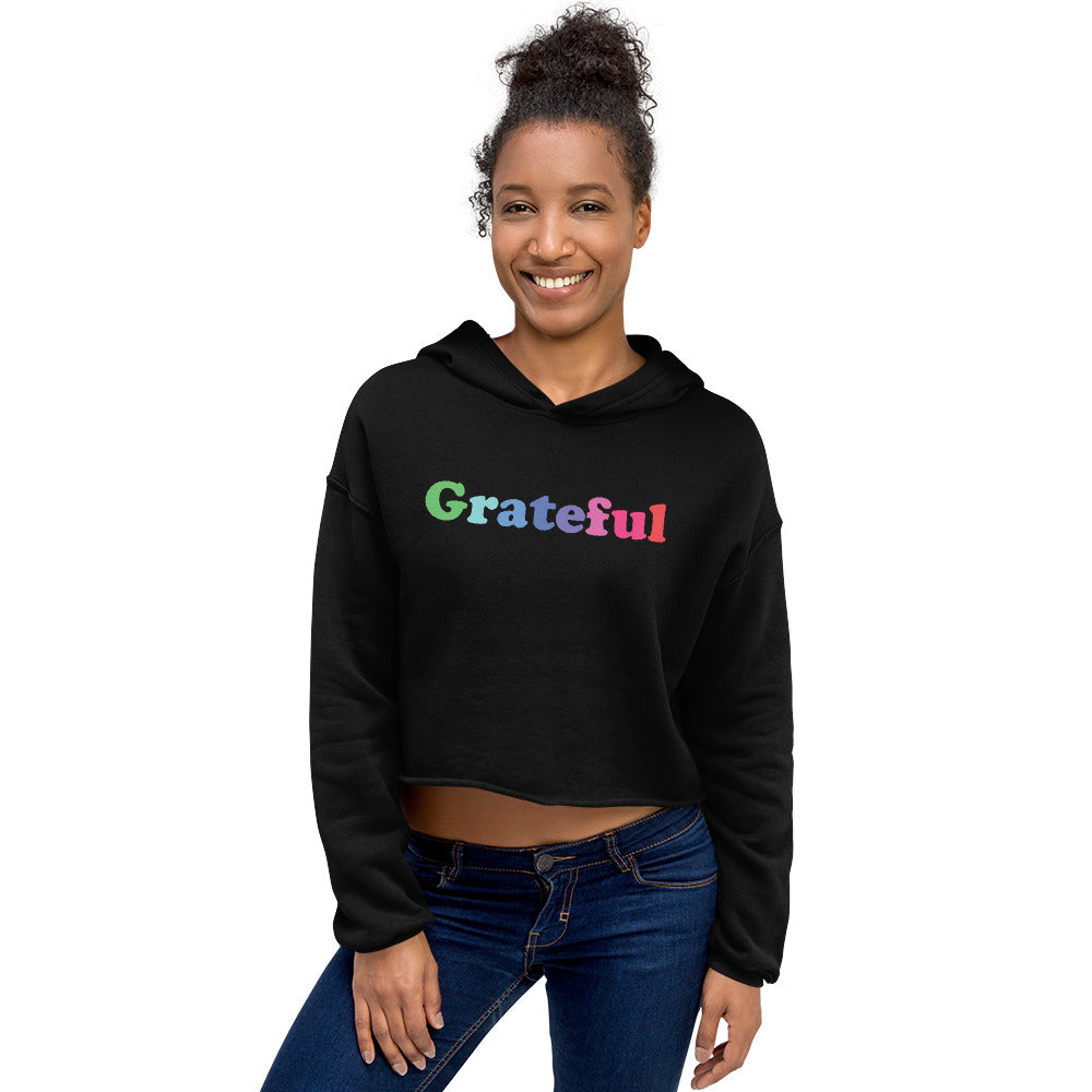 Grateful Crop Hoodie