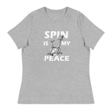Spin Is My Peace Women's Relaxed T-Shirt