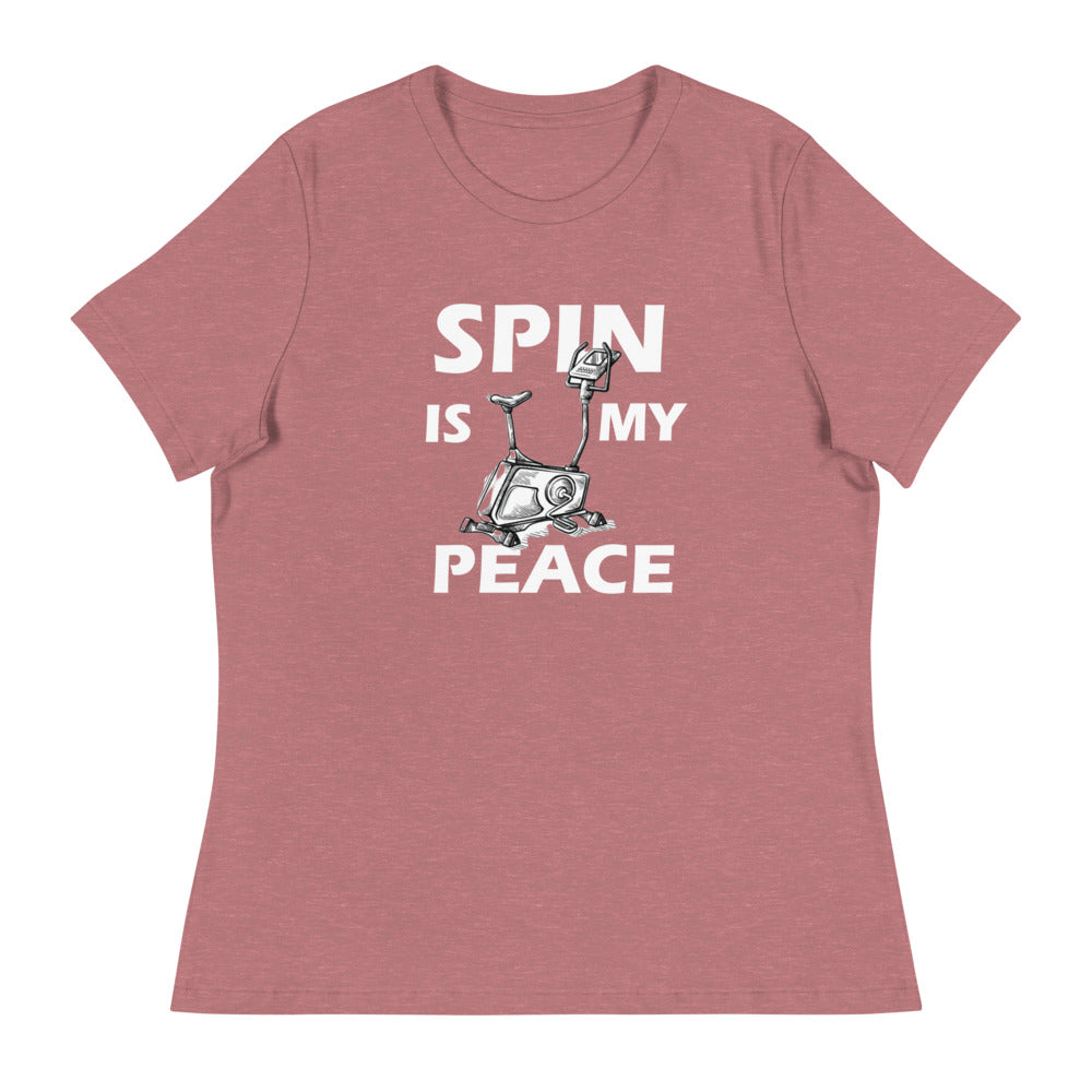 Spin Is My Peace Women's Relaxed T-Shirt