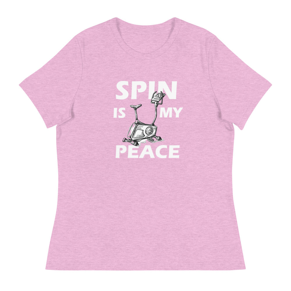 Spin Is My Peace Women's Relaxed T-Shirt
