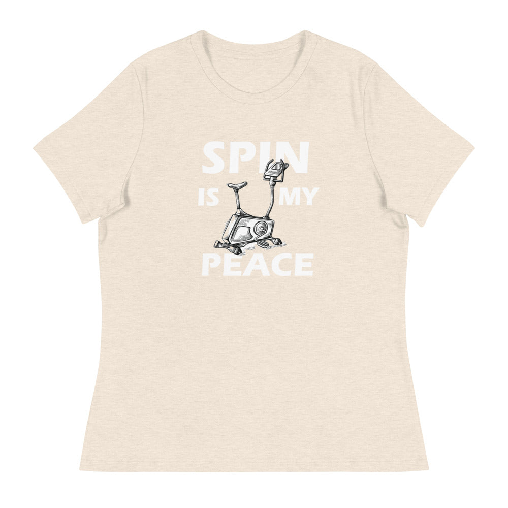 Spin Is My Peace Women's Relaxed T-Shirt