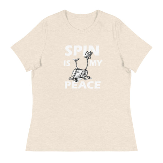 Spin Is My Peace Women's Relaxed T-Shirt