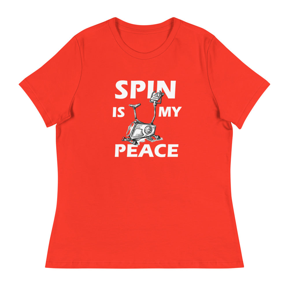 Spin Is My Peace Women's Relaxed T-Shirt