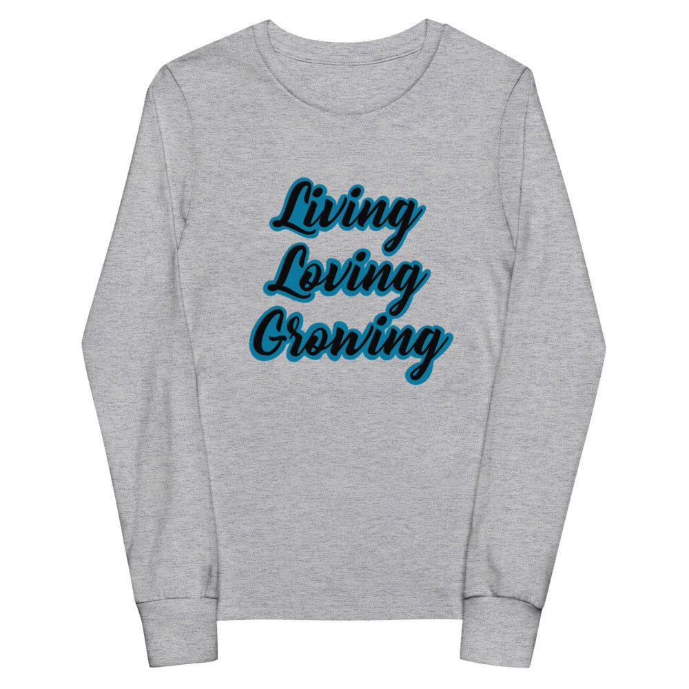Living Loving Growing Youth long sleeve tee