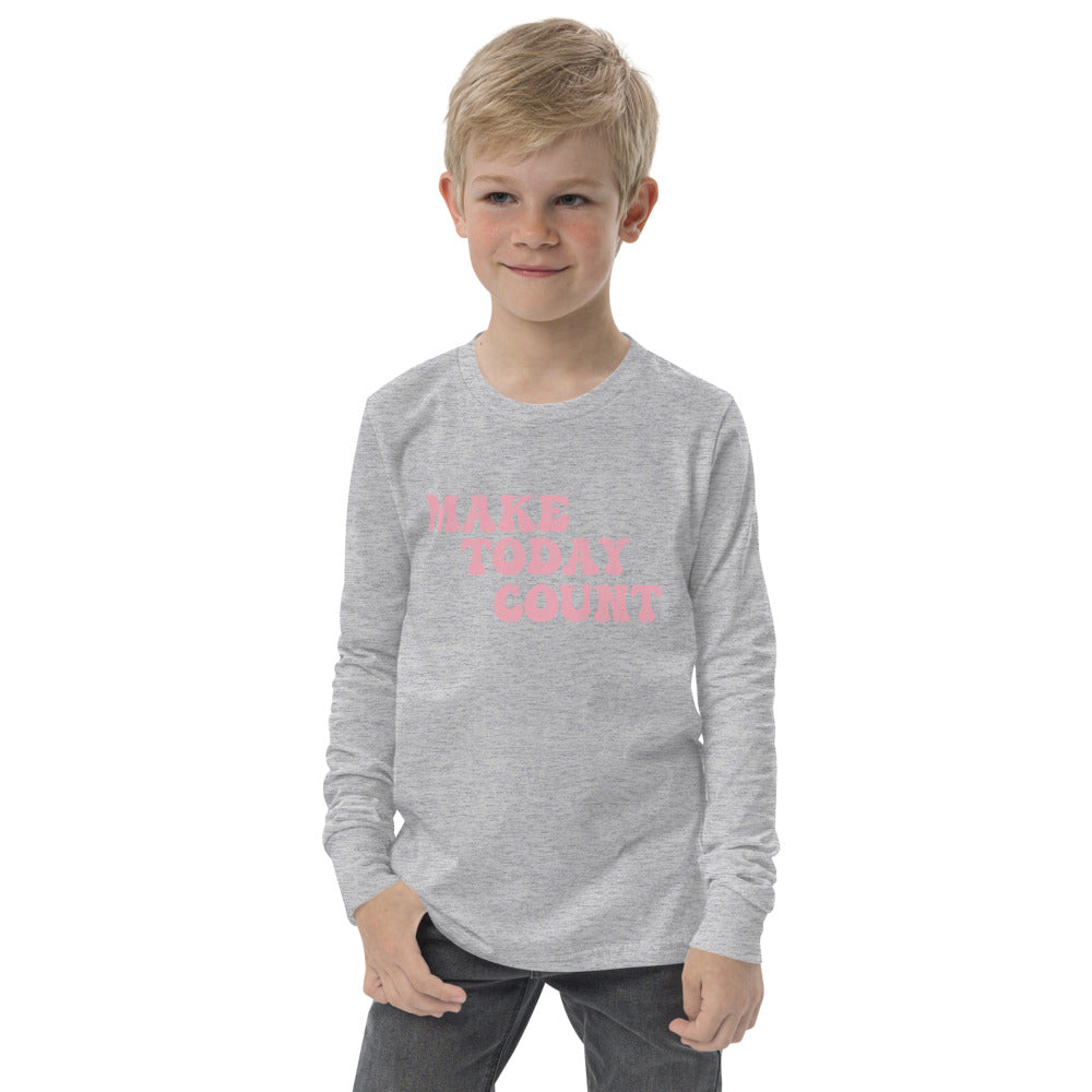Make Today Count Youth long sleeve tee