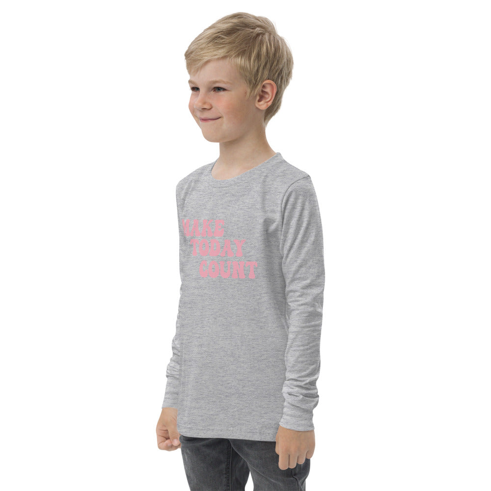 Make Today Count Youth long sleeve tee