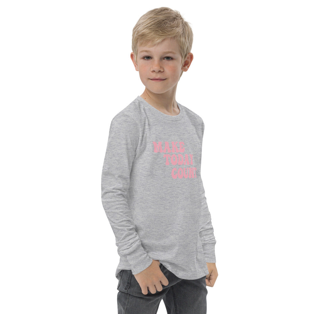 Make Today Count Youth long sleeve tee