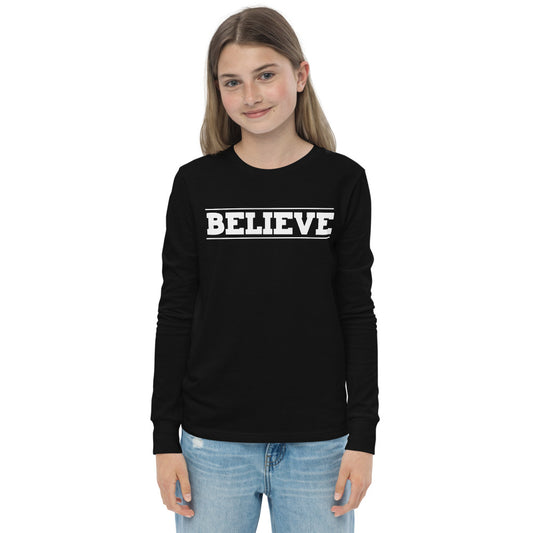 Believe Youth long sleeve tee