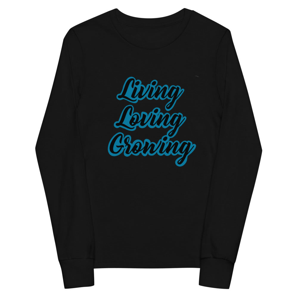 Living Loving Growing Youth long sleeve tee