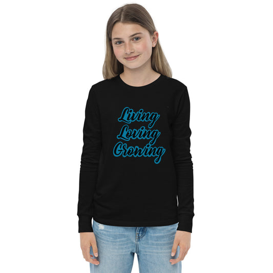 Living Loving Growing Youth long sleeve tee