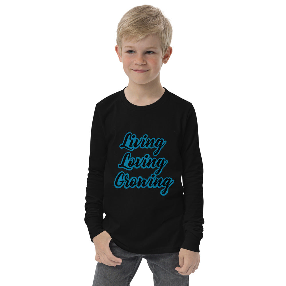 Living Loving Growing Youth long sleeve tee