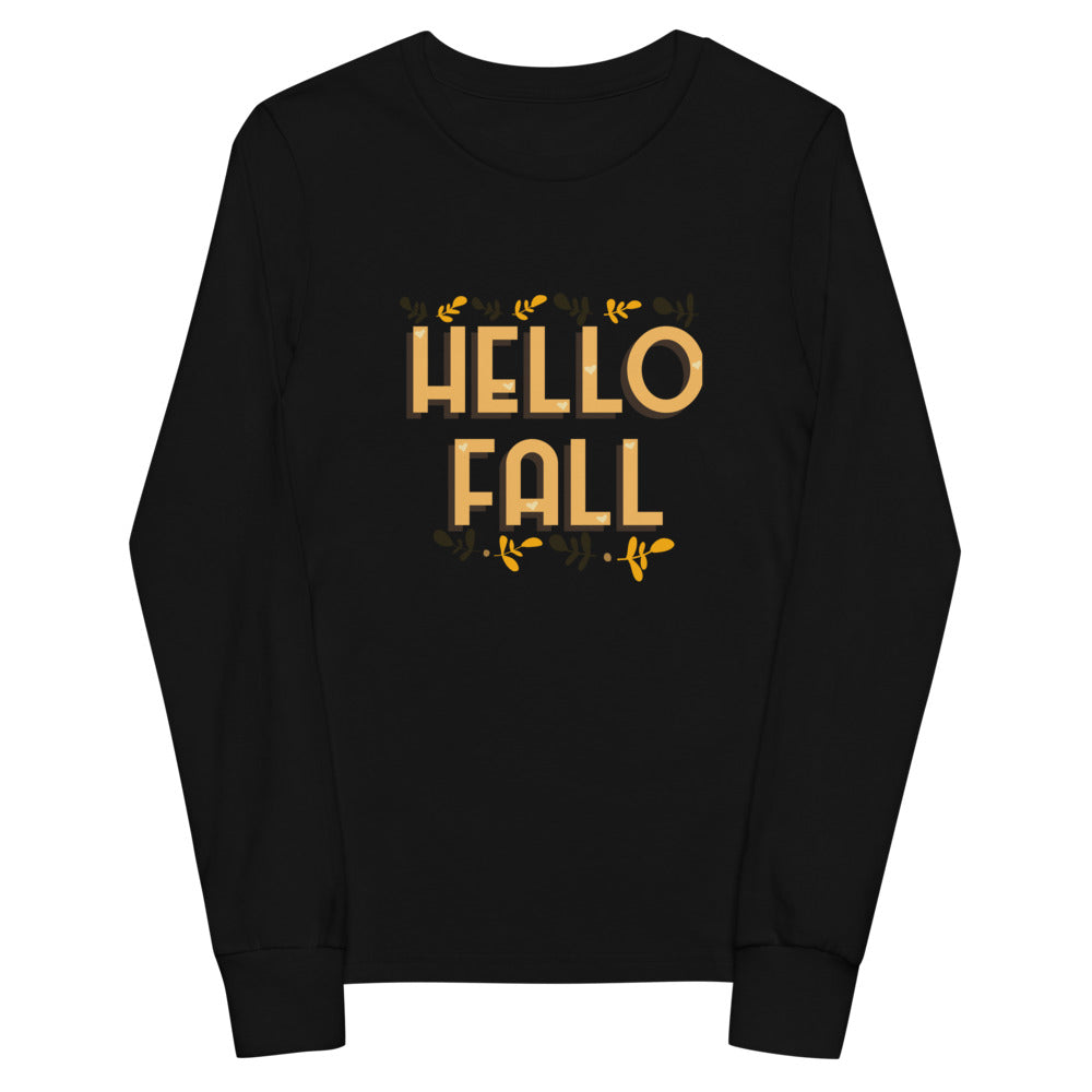 Hello Fall Youth long sleeve tee