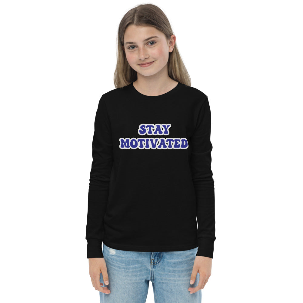 Stay Motivated Youth long sleeve tee